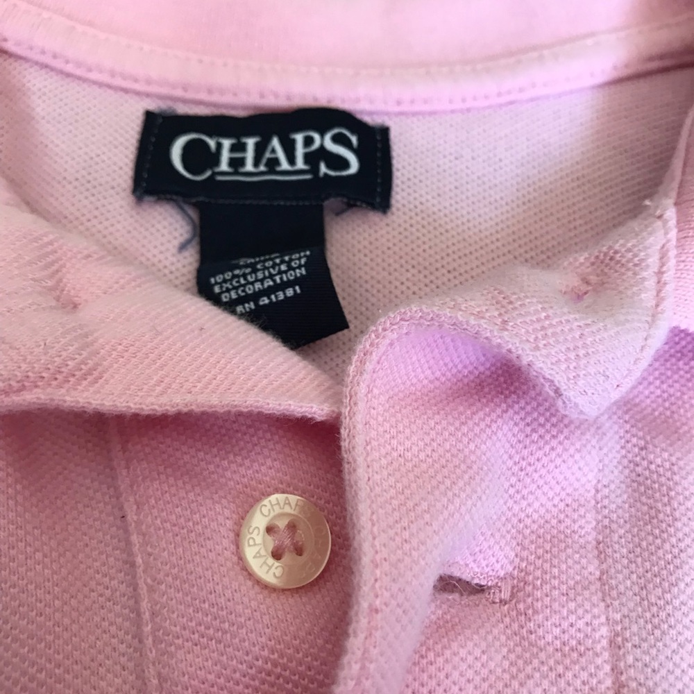 Pink boys polo